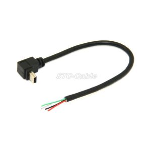 USB 2.0 זכר B על פתיחה