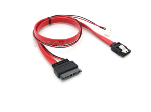 13pin SATA ל SATA 7 מצמידים עם כבל חשמל Samlle LP4